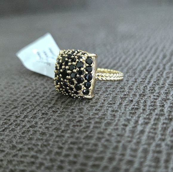 Hirajule Black🖤 Spinel Cushion Ring💍 - NWT - Picture 2 of 16
